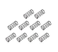 sourcingmap Compression Spring - 1.2mm Wire Dia , 19mm OD , 40mm Free Length Spring Steel Extension Spring,Black,10Pcs