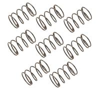 sourcingmap Compression Spring - 1.2mm Wire Dia , 20mm OD , 30mm Free Length Spring Steel Extension Spring,Black,10Pcs