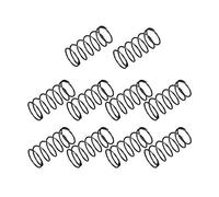 sourcingmap Compression Spring - 1.2mm Wire Dia , 20mm OD , 45mm Free Length Spring Steel Extension Spring,Black,10Pcs