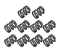 sourcingmap Compression Spring - 1.2mm Wire Dia , 8mm OD , 10mm Free Length Spring Steel Extension Spring,Black,10Pcs