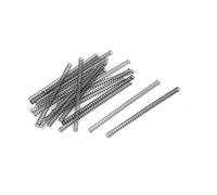 sourcingmap Compression Spring,304 Stainless Steel,2mm OD,0.3mm Wire Size,40mm Free Length,Silver Tone,20Pcs