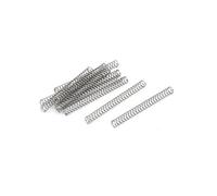 sourcingmap Compression Spring,304 Stainless Steel,3mm OD,0.3mm Wire Size,30mm Free Length,Silver Tone,10Pcs