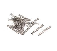 sourcingmap Compression Spring,304 Stainless Steel,3mm OD,0.5mm Wire Size,25mm Free Length,Silver Tone,20Pcs