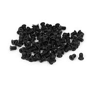 Sourcingmap Computer PC Case HDD M3x4.8mm Flat Phillips Head Hard Drive Screw Black 100pcs