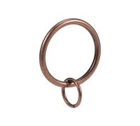 sourcingmap Curtain Ring Metal 32mm Inner Dia Drapery Ring for Curtain Rods Copper 28 Pcs