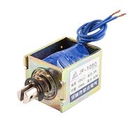 sourcingmap DC 12V 3A 10 mm 60N Pull Push Type Intermittent Actuator Electromagnet Solenoid