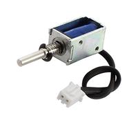 Sourcingmap DC 12V 80G/3 mm Open Frame Linear Push Pull Solenoid Electromagnet