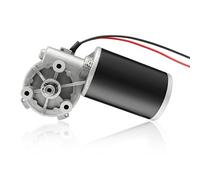 Sourcingmap DC24V 45W 180RPM 3.5N.M Reversible Worm Gear Motor High Torque Speed Reducing Electric Gearbox Motor-JCF63R