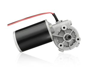 Sourcingmap DC36V 80W 40RPM 6N.M Reversible Worm Gear Motor High Torque Speed Reducing Electric Gearbox Motor-JCF63L