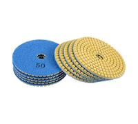 Sourcingmap Diamond Polishing Sanding Grinding Pads Discs 4 Inch Grit 50 10 Pcs for Granite Concrete Stone Marble