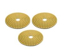 Sourcingmap Diamond Polishing Sanding Grinding Pads Discs 4 Inch Grit 50 3 Pcs for Granite Concrete Stone Marble