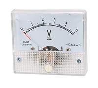 Sourcingmap Direct Current 0-5 V White Voltmeter Analog Panel Meter