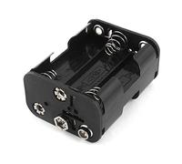 Sourcingmap Double Side Spring Loaded 6 x 1.5V AA Battery Holder Storage Case Box