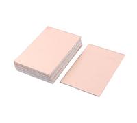 Sourcingmap Double-Sided Copper Clad Laminate PCB Circuit Board, FR4 100x70mm 3.94x2.76 inch, 1.6mm Thickness DIY Prototyping PCB Board, Name Board, 15pcs