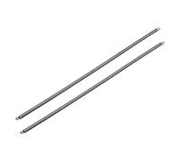 Sourcingmap Extension Spring - 0.7mm Wire Dia, 5mm OD, 300mm Free Length Spring Steel Small Dual Hook Tension Spring 2pcs