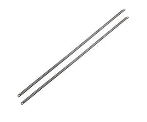 sourcingmap Extension Spring - 1mm Wire Dia , 5mm OD , 300mm Free Length Spring Steel Small Dual Hook Tension Spring 2pcs