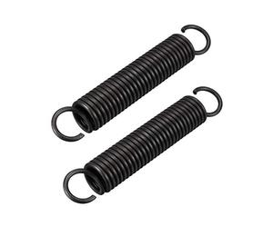 sourcingmap Extension Spring - 2.5mm Wire Dia , 18mm OD , 110mm Free Length Spring Steel Small Dual Hook Tension Spring 2pcs