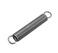 sourcingmap Extension Spring - 2.5mm Wire Dia , 18mm OD , 120mm Free Length Spring Steel Small Dual Hook Tension Spring