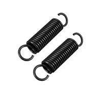 Sourcingmap Extension Spring - 2.5mm Wire Dia, 18mm OD, 80mm Free Length Spring Steel Small Dual Hook Tension Spring 2pcs