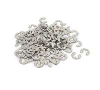 Sourcingmap Fastener External Retaining Ring E-Clip Circlip 3mm 100pcs