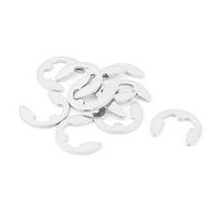 sourcingmap® Fastener External Retaining Snap Ring E-Clip Circlip 7mm 10pcs
