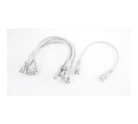 Sourcingmap® Fluorescent LED Tube Light 250V 2.5A T5 Connector Cable Wire 6Pcs