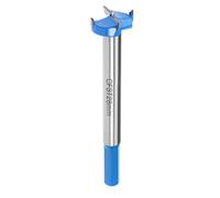 Sourcingmap Forstner Drill Bits 28mm, Tungsten Carbide Wood Hole Saw Auger Opener 126mm Length, Woodworking Hinge Hole Drilling Boring Bit Cutter (Blue, Gray)