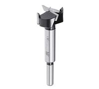Sourcingmap Forstner Drill Bits 30mm, Tungsten Carbide Wood Hole Saw Auger Opener, Woodworking Hinge Hole Drilling Boring Bit Cutter (Black, Silver Tone)