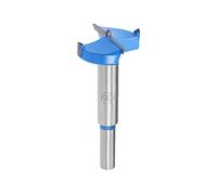 Sourcingmap Forstner Drill Bits 35mm, Tungsten Carbide Wood Hole Saw Auger Opener, Woodworking Hinge Hole Drilling Boring Bit Cutter (Blue, Gray)