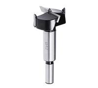 Sourcingmap Forstner Drill Bits 42mm, Tungsten Carbide Wood Hole Saw Auger Opener, Woodworking Hinge Hole Drilling Boring Bit Cutter (Black, Silver Tone)