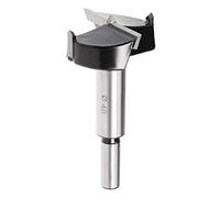 Sourcingmap Forstner Drill Bits 48mm, Tungsten Carbide Wood Hole Saw Auger Opener, Woodworking Hinge Hole Drilling Boring Bit Cutter (Black, Silver Tone)