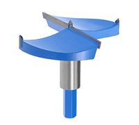 sourcingmap Forstner Drill Bits 95mm, Tungsten Carbide Wood Hole Saw Auger Opener, Woodworking Hinge Hole Drilling Boring Bit Cutter (Blue, Gray)