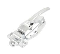sourcingmap Freezer Door Flush Mounted Walk in Latch Handle, 145mm, Silver Tone