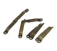 sourcingmap Furniture Box 6.1cm Long Rotatable Folding Lid Support Hinge 4Pcs