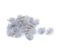 Sourcingmap Furniture Glass Rubber Suction Cup Base Shelf Support Pin 5mm Dia 20pcs