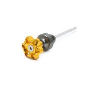 sourcingmap Gold Tone 4.1 Inch Length Motorcycle Oil Tank Level Gauge Dipstick for GY6 Engine