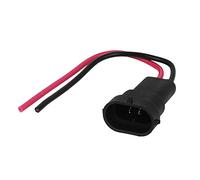 sourcingmap H11 Headlight Bulb Male Wire Harness Adapters