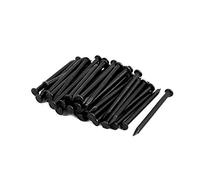 Sourcingmap Hardware Nails 2-inch Length Carbon Steel Point Tip Wall Cement Nail Black 50pcs