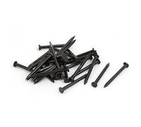 Sourcingmap Hardware Nails 2mm x 25mm Fiber Concrete Cement Wall Point Tip Nails Black 30pcs