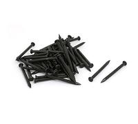 Sourcingmap Hardware Nails 3mm Shaft Dia 40mm Length Fiber Concrete Cement Wall Point Tip Nails Black 30pcs