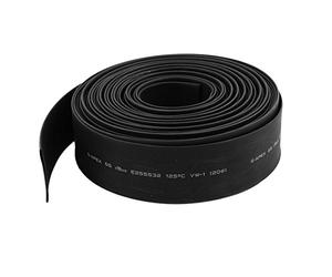 Sourcingmap Heat Shrink Tubing 20mm Dia 2:1 Rate Heat Shrink Tube Wire Wrap 10m Black