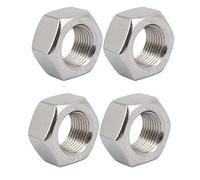 Sourcingmap Hex Nuts, M18x1.5 UNF 304 Stainless Steel Thread Hexagon Nut 4pcs