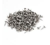 sourcingmap Home Furniture 6mm x 14mm Upholstery Thumb Tack Nail Push Pin Silver Tone 200pcs