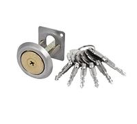 Sourcingmap Home Office Deadbolt Rim Cylinder Cross Keyway Door Night Latch Lock Brass Tone, Cross Keys