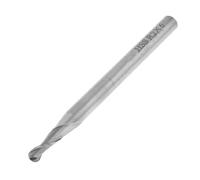 Sourcingmap HSS Helical Groove 2 Flute 4mm Cutting Dia Ball Nose End Mill