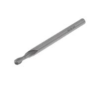 Sourcingmap HSS Helical Groove 2 Flute 5mm Cutting Dia Ball Nose End Mill