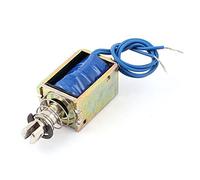 sourcingmap JF-1039B DC 12V 400mA 25N/10mm Pull Push Type Solenoid Electromagnet