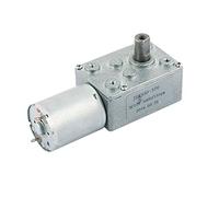 Sourcingmap JSX330-370 DC 12V 5000/15RPM 8x12mm Shaft High Torque Turbine Worm Geared Motor