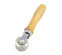 sourcingmap Khaki Wooden Handle Car Sound Deadening Application Metal Roller