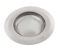 sourcingmap Kitchen Basin Waste Screen Mesh Sink Strainer 3.5 Inch Dia Silver Tone